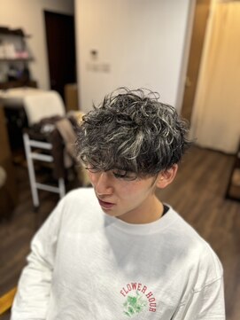 ルーム(ROOM) 【ROOM】外国人風！スペインカール　シルバーメッシュ