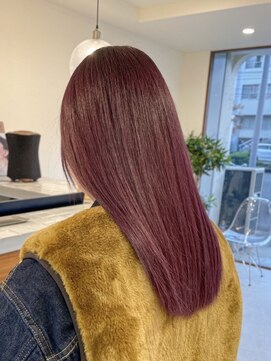 コルユニテ(col. unite) カラー/ボルドーレッド/レッドカラー/暖色系/暖色カラー/ロング