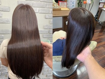 エヌフラップ(n-flap)の写真/話題の水素カラーを採用◎キッズスペースありのサロンだから、お子様連れでもお気軽にご来店ください…*