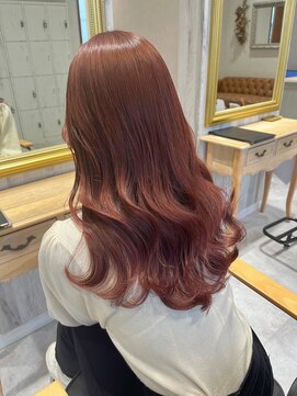 トランク(TRUNQ) 【SHOTA】韓国風ヘア×ピンクブラウン