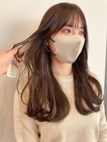 ぷつっと前髪 ワイドバング シースルーバング 後れ毛