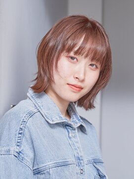 シャンプー ラバーズ(SHAMPOO LOVERS) SHAMPOO LOVERSオレンジベージュと爽やかレイヤーボブ