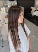 ハイライト／シールエクステ／バレイヤージュ
