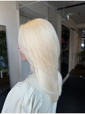 【W_SALON 河原町】ホワイトブロンド/艶髪