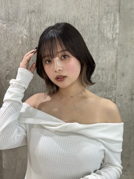 エルム 原宿 表参道(yelm) イヤリングカラー&ボブ