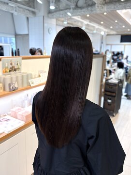 プラグ バイ ネオリーブ(plug by neolive) 暗めカラー×髪質改善[髪質改善/縮毛矯正/韓国]A