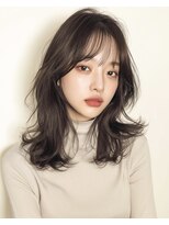 hum 立川【ハム】髪質改善・酸性ストレート・縮毛矯正 ココアベージュ/オリーブグレー/小顔/黒髪[立川/髪質改善]