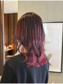 レッドグラデーションカラー〔西尾〕