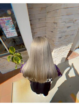 スタイルジャパン 照屋店(style JAPAN) 【髪質改善カラー】 ホワイトベージュ/ハイトーンカラー