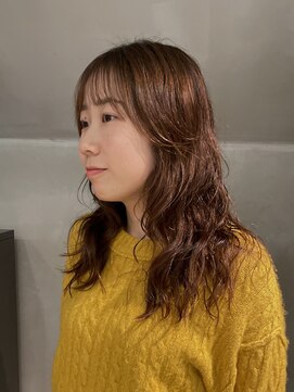 スヴニール(souvenir) ロングパーマ　コテ巻き風パーマ　デジタルパーマ