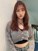 アクシス 栄店(`AXIS)&nbsp;馬渕ミルクティーブロンド/ダークブルー/デジタルパーマ/栄