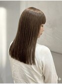 イメチェン/艶カラーベージュ/前髪/[表参道/原宿]