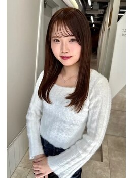RAU. ベージュカラー/ブリーチなしダブルカラー/ヘアセットの写真/【マンツーマン施術】最初から最後まで一人のスタイリストが担当。細かい要望も伝えやすい安心の空間◎