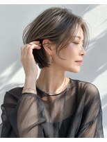 アッシュ 学芸大学店(Ash)&nbsp;ショートボブ/大人女性/グレーアッシュ/白髪ぼかし/脱白髪染め