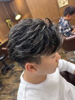ロックス バイ マグ 松本(rocks BY MAG)&nbsp;フェザーパーマ×メッシュショート/束感
