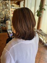 ラパンセベージュ(LA PENSEE BEIGE)&nbsp;LAPENSEE/beige/奥村/ミディアムレイヤー