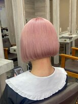 ヘアーエクステンド エフ 渋谷(f)&nbsp;ペールピンク/ホワイトピンク/ボブ