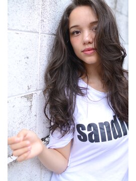 ベター(better) grayish brown × LA girl wave