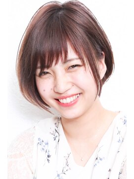 モニカ 西宮北口(Monica) アシメショートエアリーショートグレージュナチュラルボブ