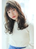 【イルミナカラーでうるツヤブラウンヘア♪】夏カラー/縮毛矯正
