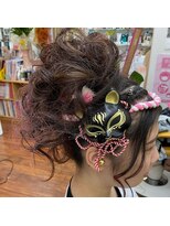 ヘアアンドメイクビ美(Be) 派手髪ヘアセット