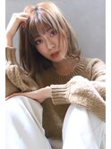 【ROSE】Aラインボブ マロンベージュ3734