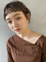 パーク(PARK)&nbsp;【PARK】ショートバングマッシュ×シアーベージュ