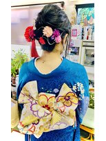 中原 美容室 &nbsp;振袖＋アップヘアー