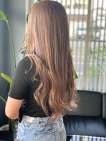 ウエスト(WEST)&nbsp;ベージュにピュアバイオレットちょいのせ