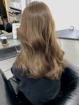 グラム 岡崎南店(gram) つやショコラブラウンカラー＿大人可愛いゆる巻き＿抜け感＿３３