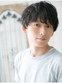 好感度抜群！アッシュブラックニュアンスマッシュヘアi名護大東