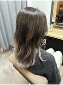 ホワイトベージュ×グラデーション【 TELA HAIR四街道店】