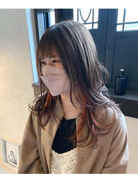 ラクレ(d.la cle) くすみトパーズとインナーオレンジ【ラクレ/西大分】