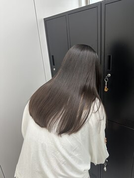 ディジョン(Dijon) 韓国顔まわりレイヤーカットグレージュオリーブベージュブラウン