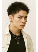 横浜　スパイキーショート　ツーブロック刈り上げ　ｓｋ５