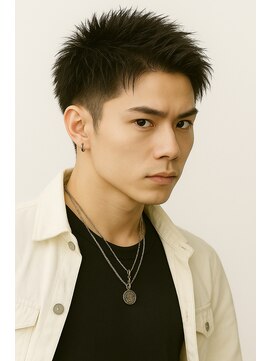 キャンバス バイ ネオリーブ 横浜西口(Canvas by neo.) 横浜　スパイキーショート　ツーブロック刈り上げ　ｓｋ５