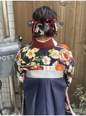 卒業式 成人式 20代 ツイン団子