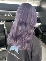 ベレーザ 渋谷神南(Beleza)&nbsp;15296ブリーチ＆ダブルカラーレイヤーラベンダーグレーパープル