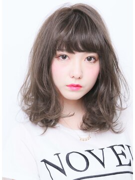 6Dエクステ 板橋店 アッシュカラーセミディ