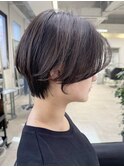 くびれショート　ショートボブ　大人ショート
