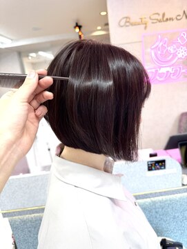 フラワー ナガハマ(Flower Nagahama) 髪質改善カラー×ピンクブラウン