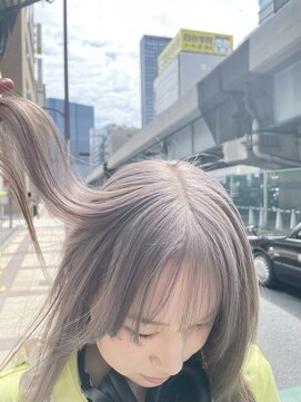 セレーネヘアーレイズ 梅田店(Selene hair Raise) 透明感グレージュ