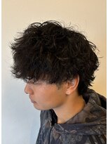 ヘアーアトリエルキナ(hair atelier LUCINA)&nbsp;波巻きパーマメンズパーマメンズカットメンズ