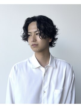 ボタニウム バイ アールサロン(BOTANIUM by RrSALON) 中西　ニュアンスパーマ/センターパート