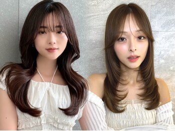 ロンドガーネット 池袋(Lond garnet)の写真/[カット+TR￥4980]髪に艶,立体感を出すカット技術！ロング×韓国顔周りレイヤーで女性らしさUP[池袋]