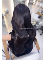 ジーナ 博多筑紫口(Zina)&nbsp;ラベンダーカラーで透明感アップ！博多美容室/博多髪質改善