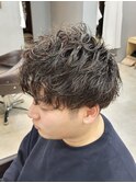 ソフトツイストパーマ。