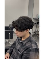ノイセル 心斎橋(Noisyle) MEN’S HAIR/波巻きツイストスパイラル/リバースセンターパートS