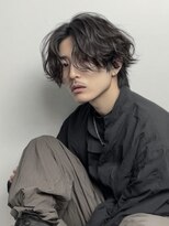 ジレス(Jiles)&nbsp;ニュアンスパーマ[江坂/メンズ/メンズパーマ/吹田/縮毛矯正/眉毛