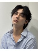 フェザーパーマ/センターパート/シャドウパーマ/眉毛